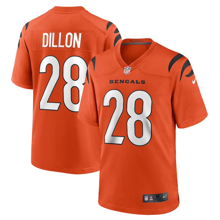 Men Cincinnati Bengals #28 Corey Dillon Nike Orange Retired Player Alternate Game NFL Jersey